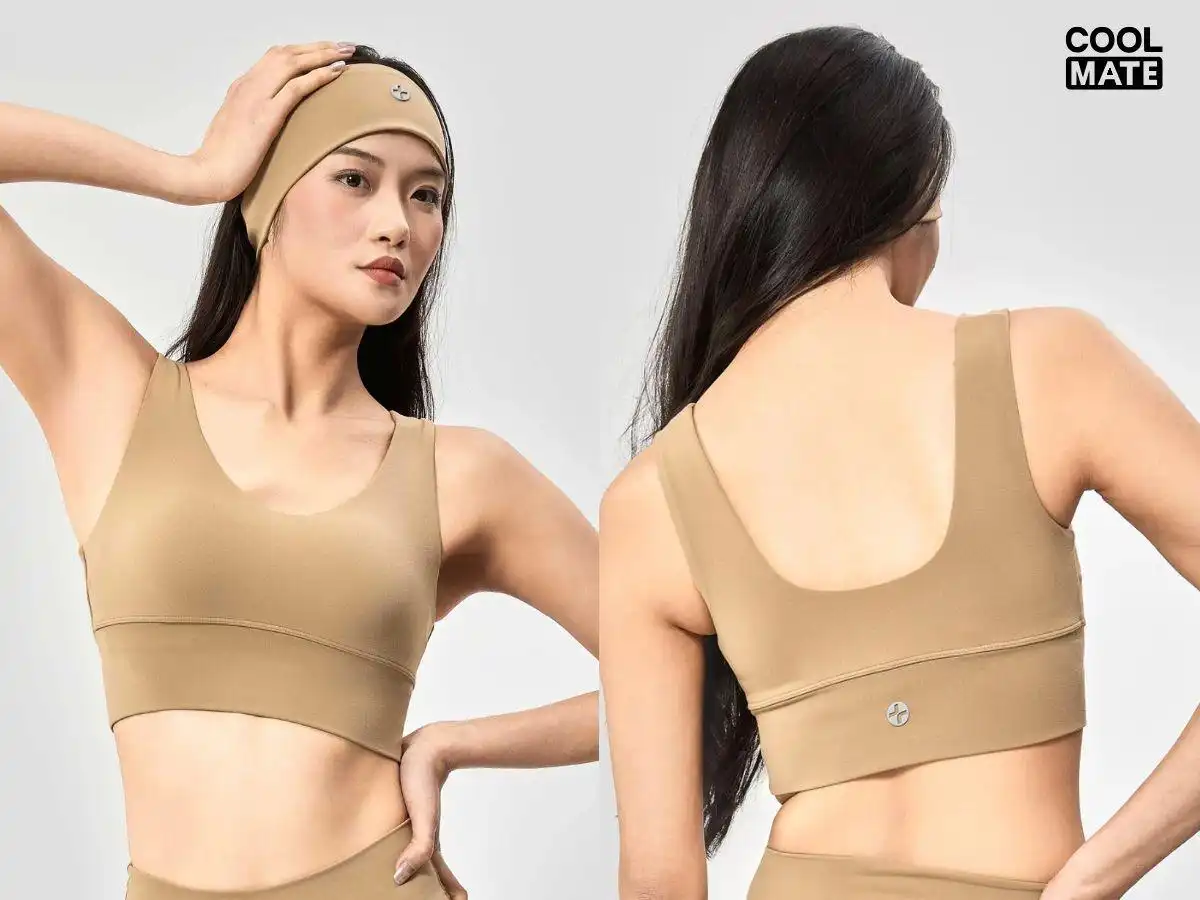 Áo bra yoga nữ Khánh Beauty trong tập yoga Áo bra yoga nữ Khánh Beauty trong tập yoga