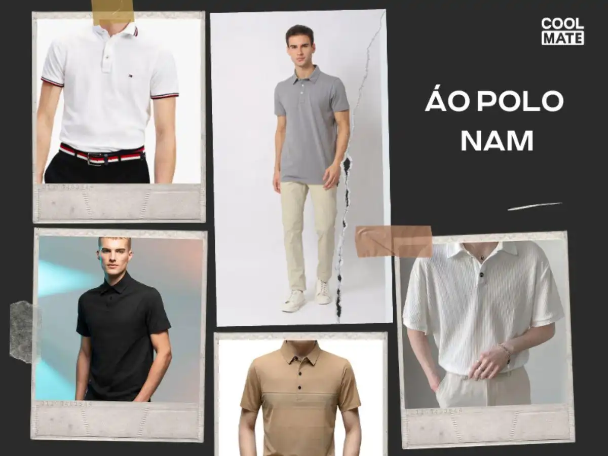 Áo polo cho nam giới dáng người cao - gầy Áo polo cho nam giới dáng người cao - gầy