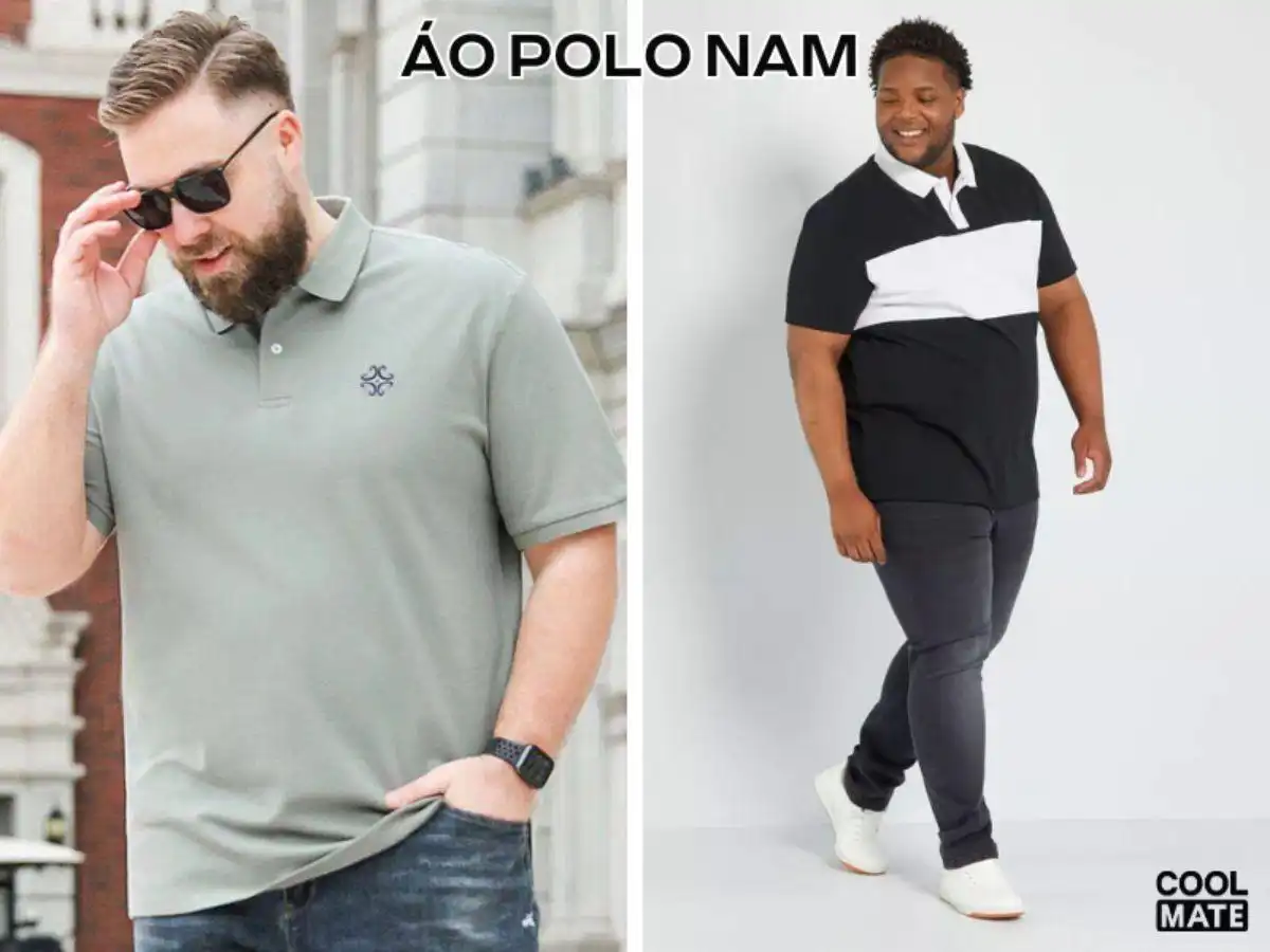 Áo polo cho nam giới dáng người cao - mập Áo polo cho nam giới dáng người cao - mập