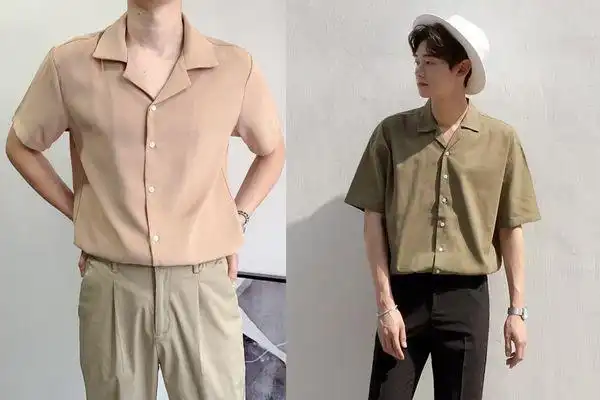 Áo sơ mi nam ngắn tay cho người lùn