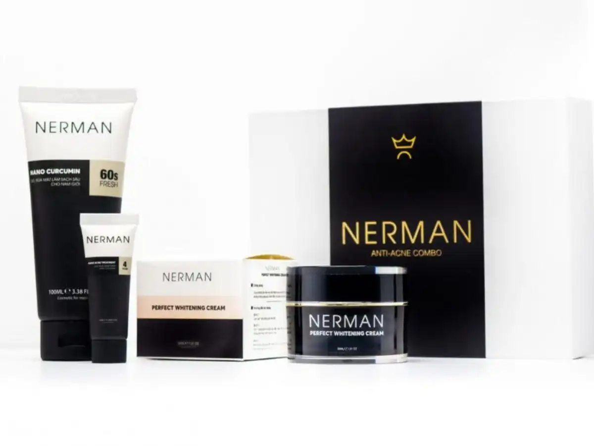 Bộ Combo Trắng Da Cho Nam Nerman Perfect Whitening Bộ Combo Trắng Da Cho Nam Nerman Perfect Whitening