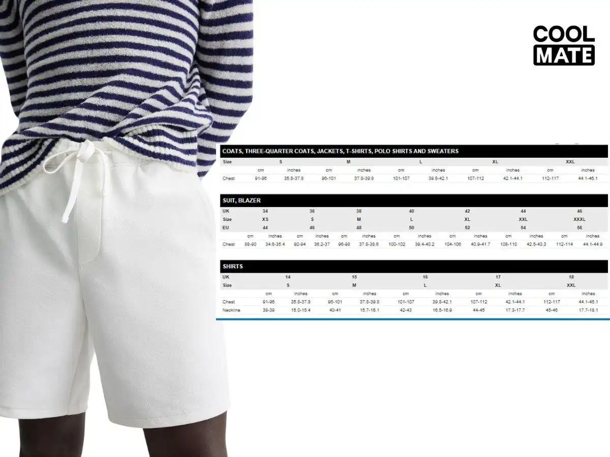 Các thông số và hướng dẫn chọn size của Puma