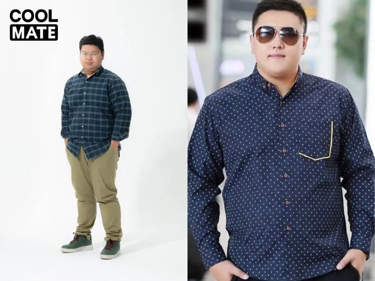 Chọn áo sơ mi nam theo dáng người mũm mĩm