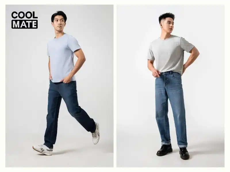 Chọn quần áo đơn giản, tối màu giúp bạn nam trở nên thon gọn
