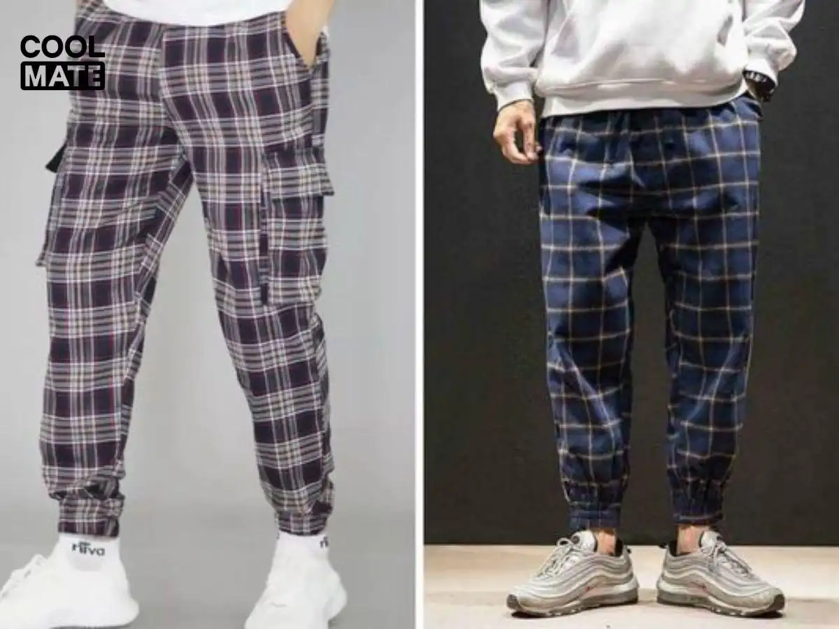 Chọn quần jogger kẻ sọc cho nam