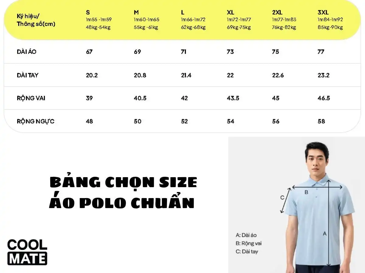 Chọn size áo polo chuẩn cùng Khánh Beauty Chọn size áo polo chuẩn cùng Khánh Beauty