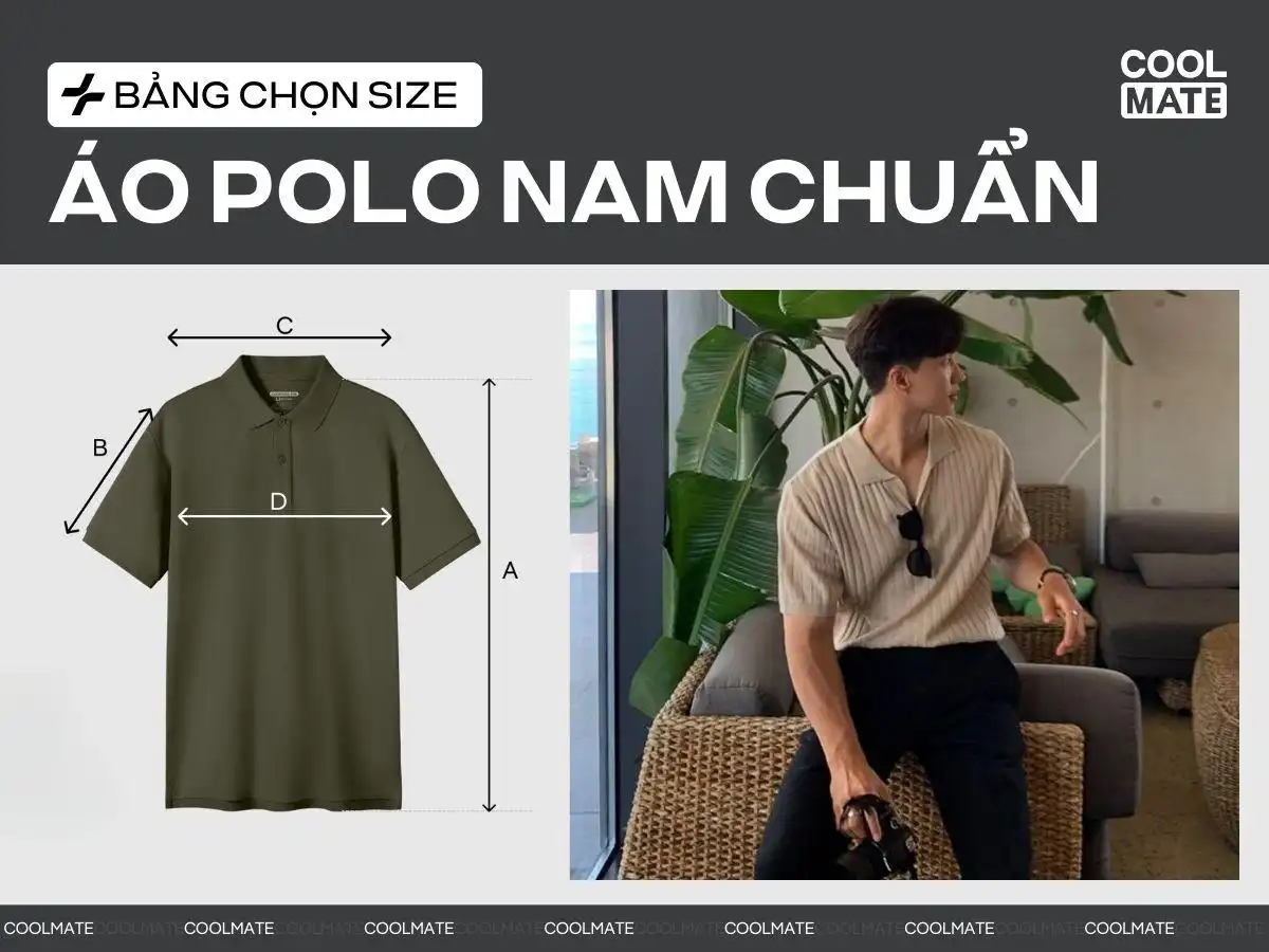 Chọn Size Áo Polo Nam Chuẩn Theo Vóc Dáng Mới Nhất