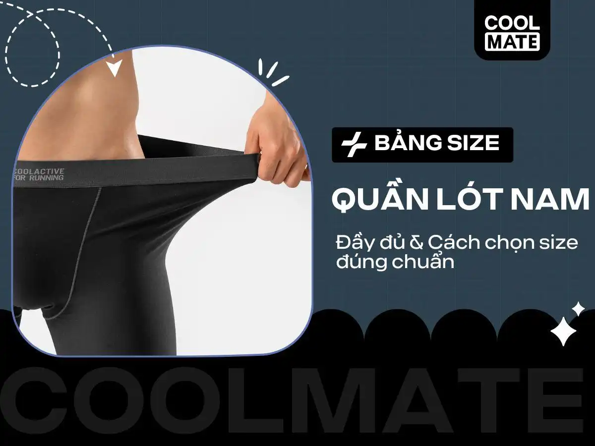 Chọn Size Quần Lót Nam Theo Cân Nặng - Bí Quyết Tìm Được Size Vừa Vặn