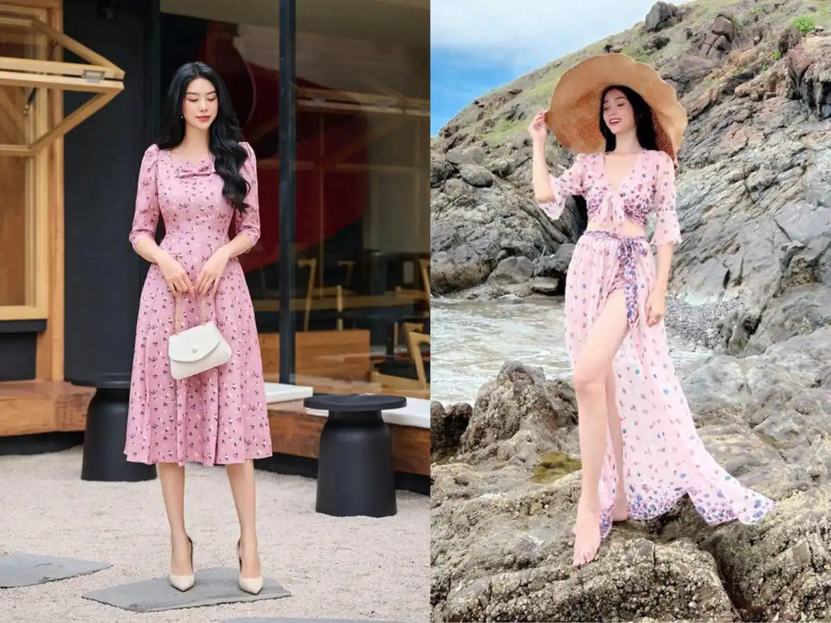 Có rất nhiều lựa chọn phối đầm hoa nhí cho từng sự kiện khác nhau