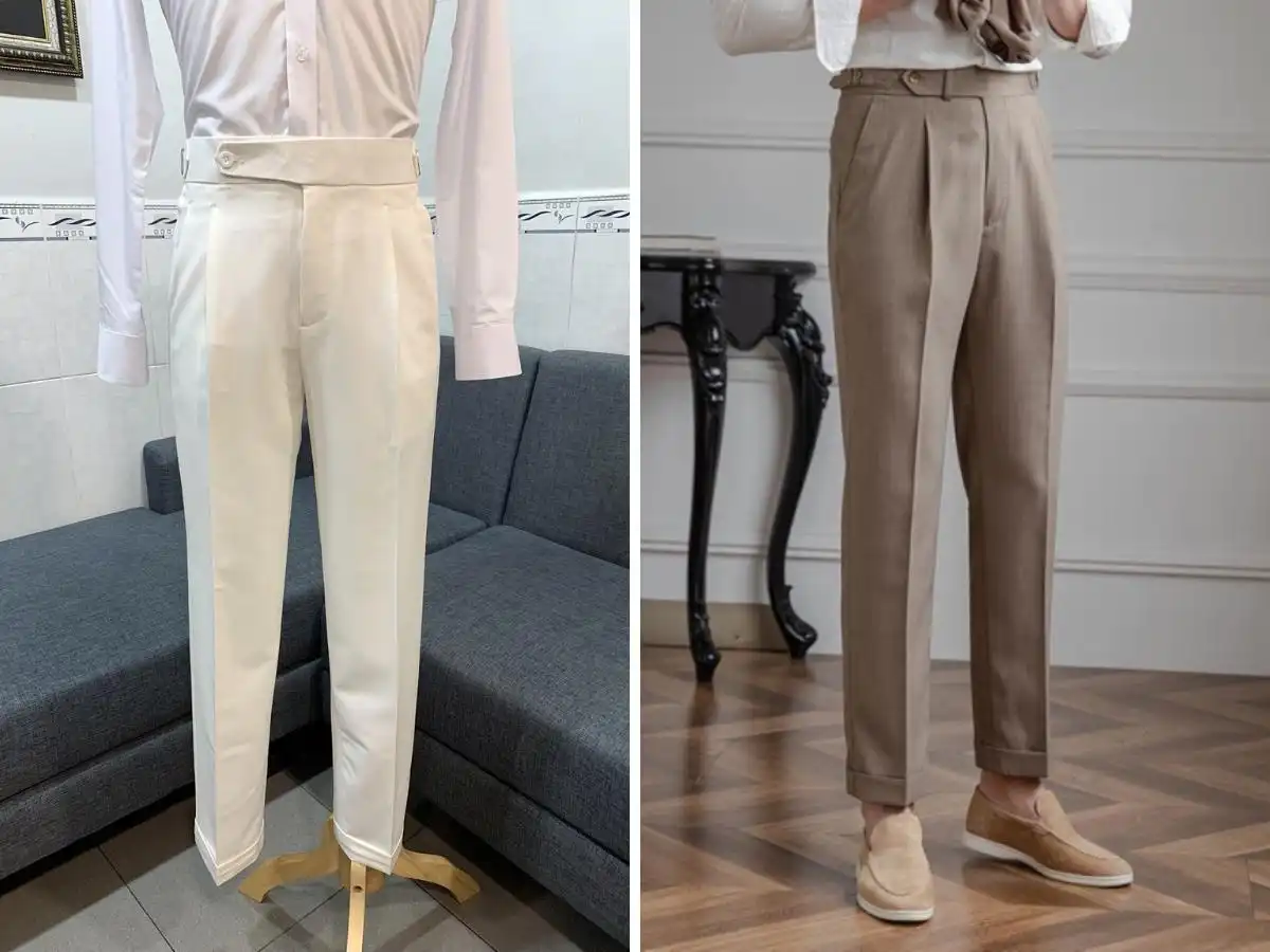 Đặc điểm nhận biết quần cạp cao cho nam