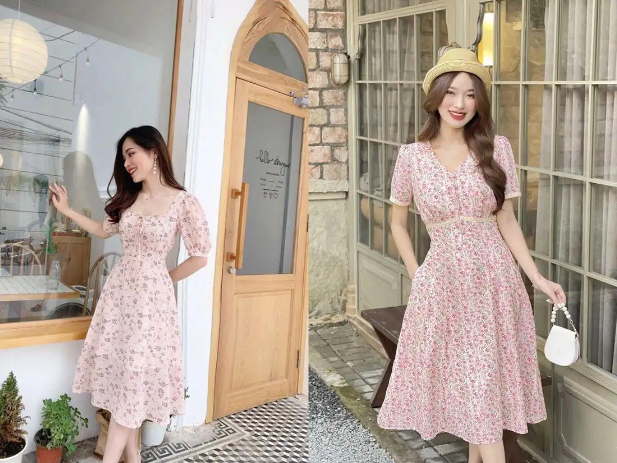 Đầm hoa nhí được rất nhiều cô gái yêu thích