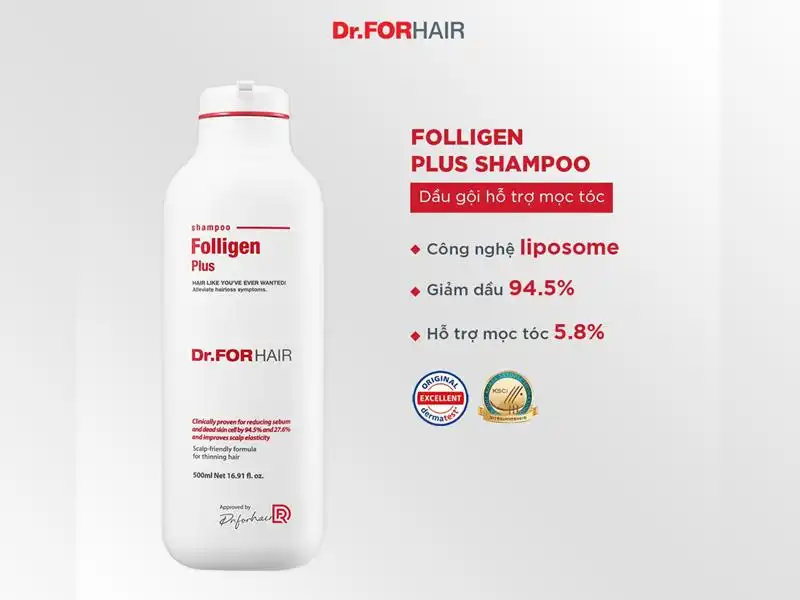 Dầu gội Dr. Forhair Folligen Plus Shampoo Dầu gội Dr. Forhair Folligen Plus Shampoo