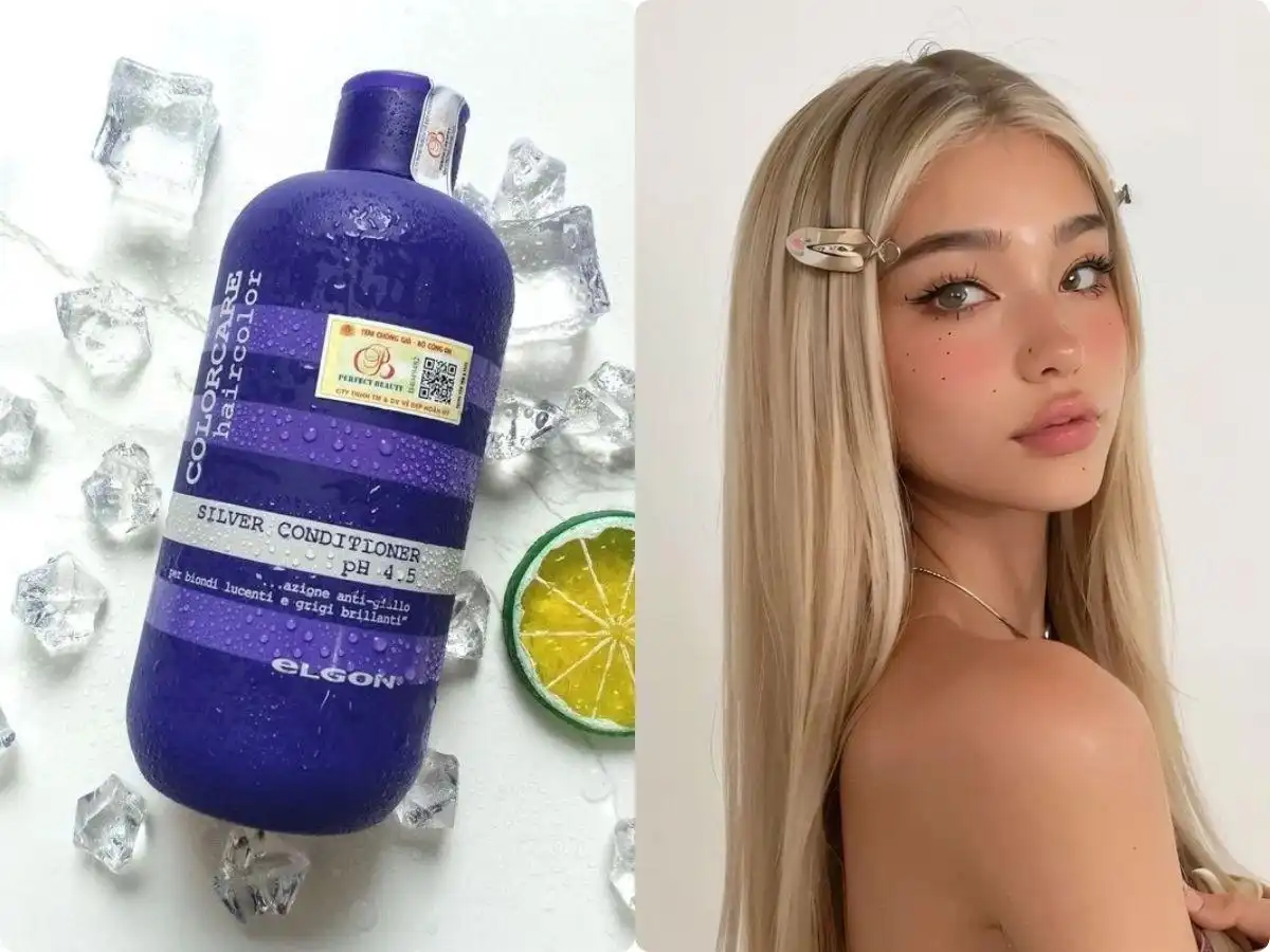 Dầu gội tím Elgon Colorcare Silver Shampoo Dầu gội tím Elgon Colorcare Silver Shampoo