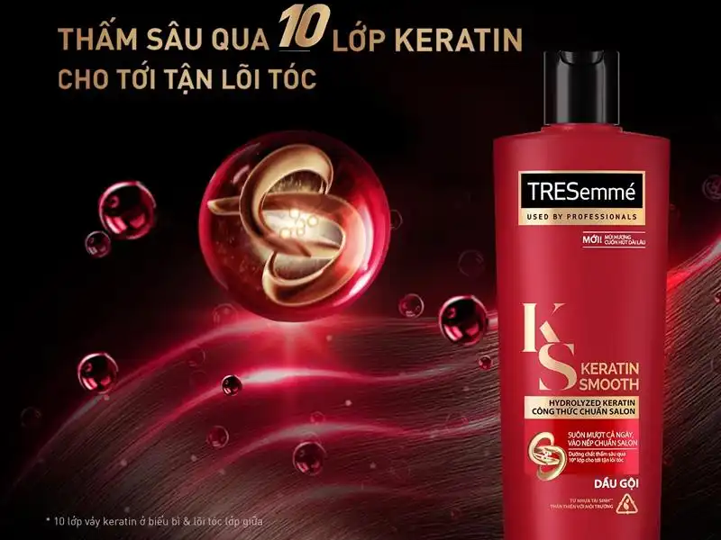 Dầu gội TRESemmé Keratin Smooth Dầu gội TRESemmé Keratin Smooth