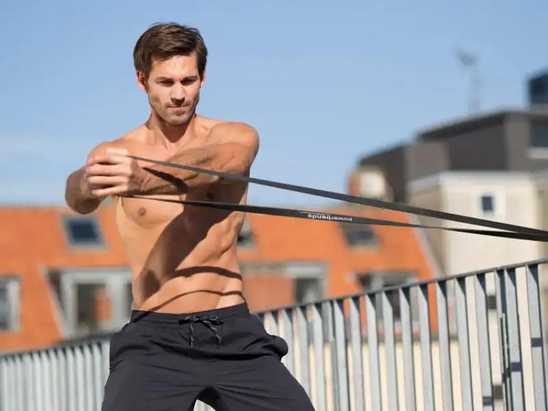 Dây kháng lực full-body stretch size lớn, cho phép thực hiện các bài tập cường độ cao Dây kháng lực full-body stretch size lớn, cho phép thực hiện các bài tập cường độ cao