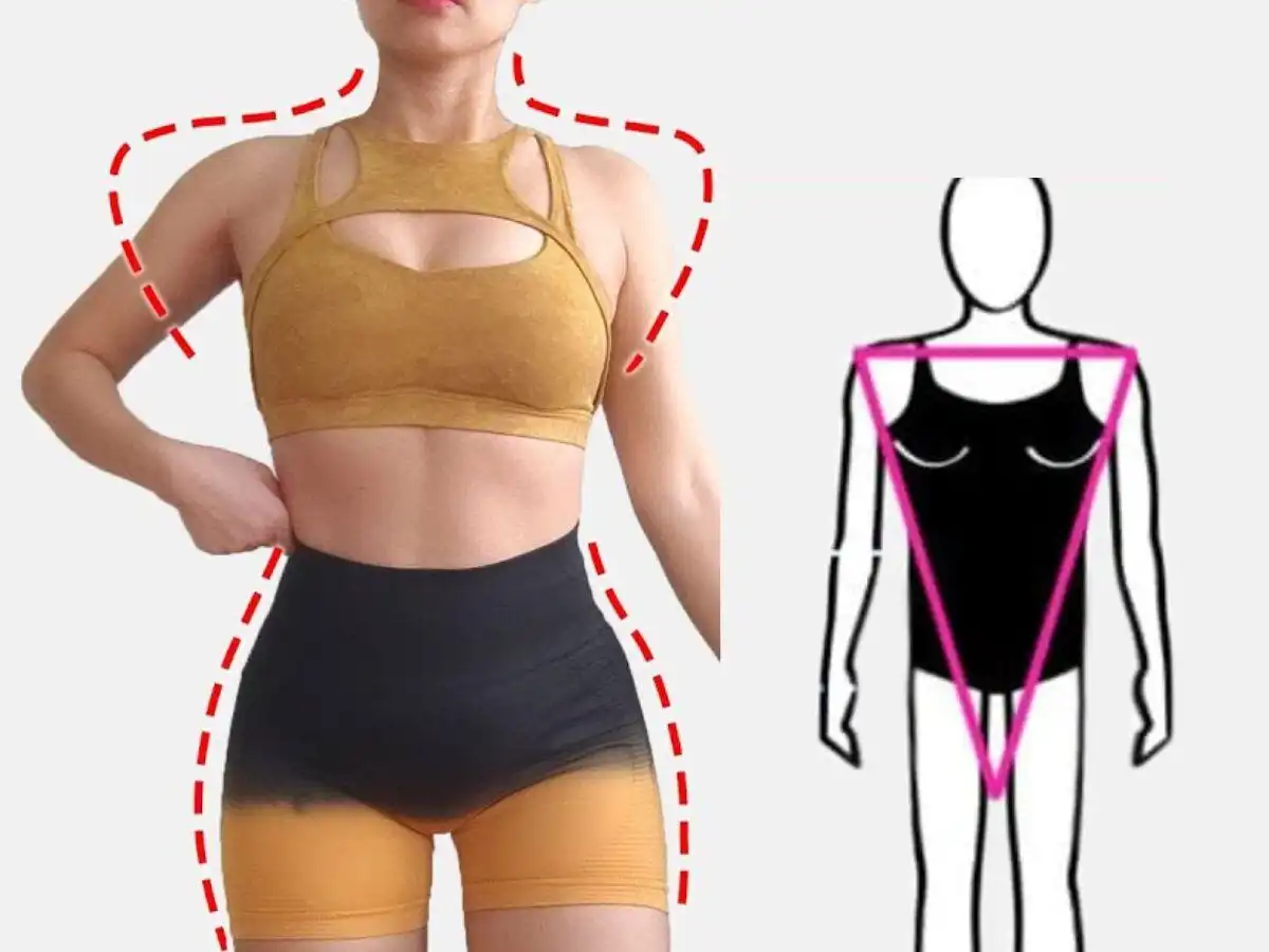 Giảm sự thô cứng ở phần vai cho dáng tam giác ngược