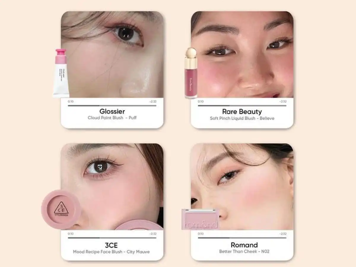 Gợi ý chọn style makeup tone hồng phù hợp với tông da