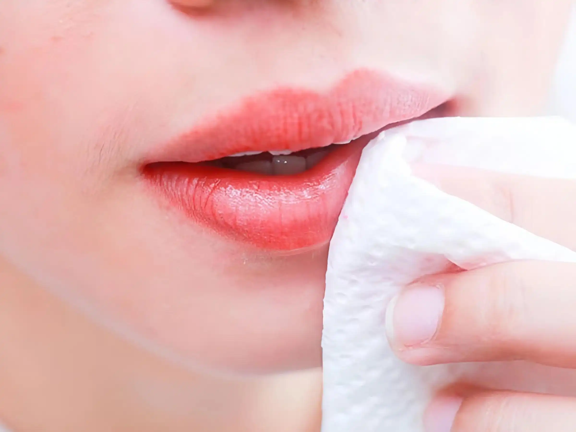 Không tẩy trang môi đúng cách là một trong những nguyên nhân phổ biến nhất Không tẩy trang môi đúng cách là một trong những nguyên nhân phổ biến nhất