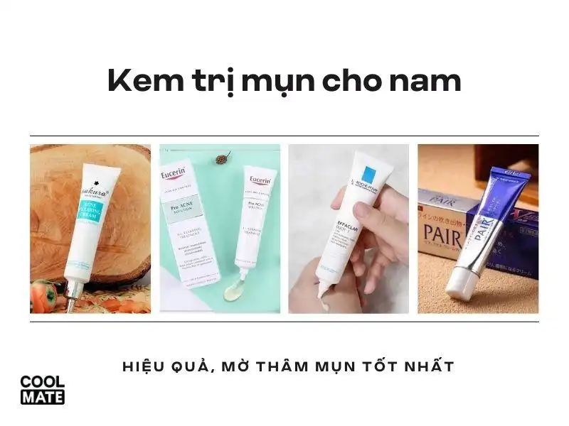 Làm Mờ Thâm Mụn Cho Nam: 10 Kem Trị Mụn Hiệu Quả, Mềm Da