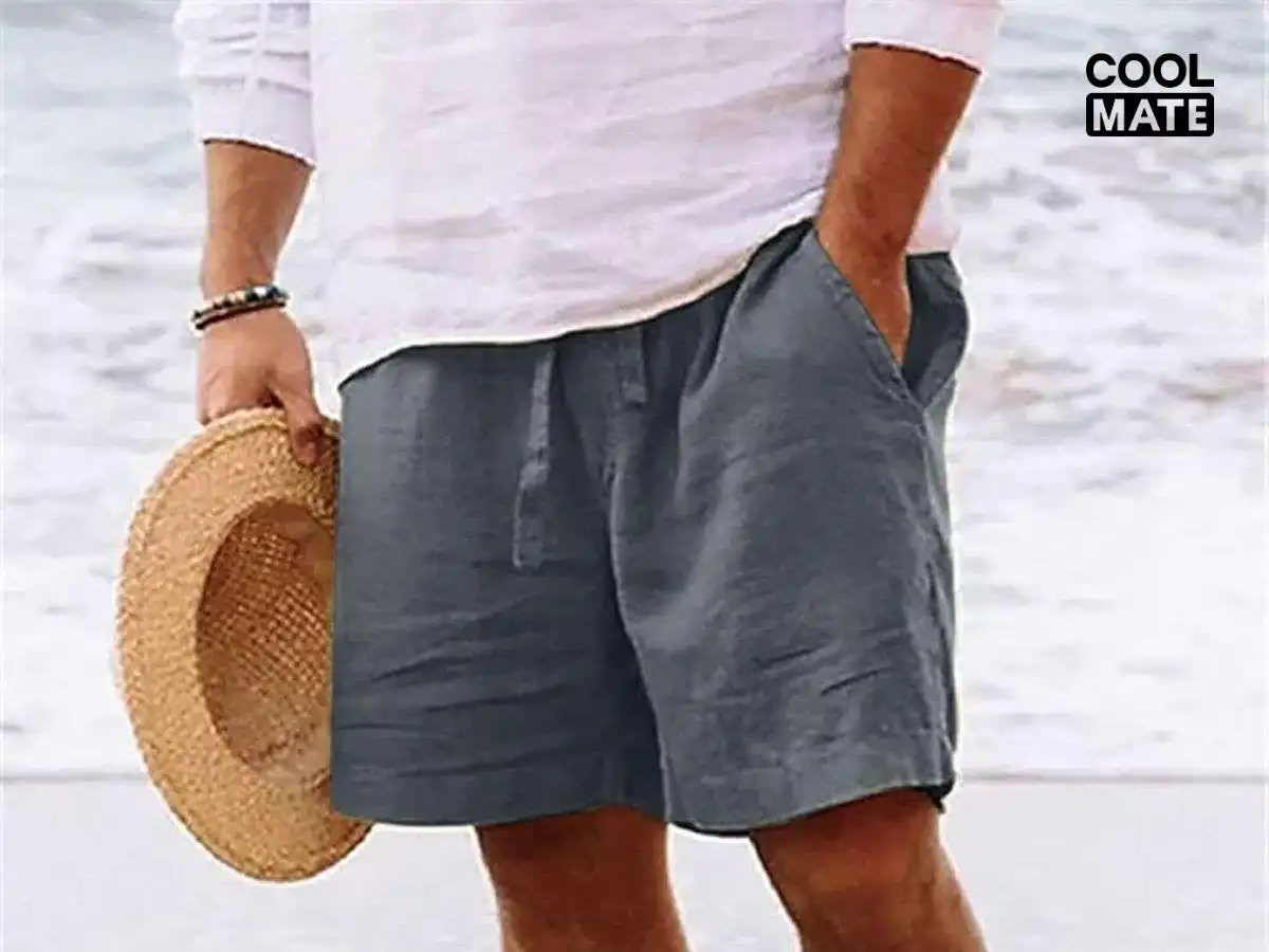 Linen shorts thoáng mát