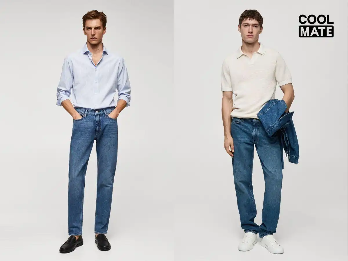 Mẫu quần ống suông - một lựa chọn lý tưởng khi chọn quần jean cho người gầy. Mẫu quần ống suông - một lựa chọn lý tưởng khi chọn quần jean cho người gầy.