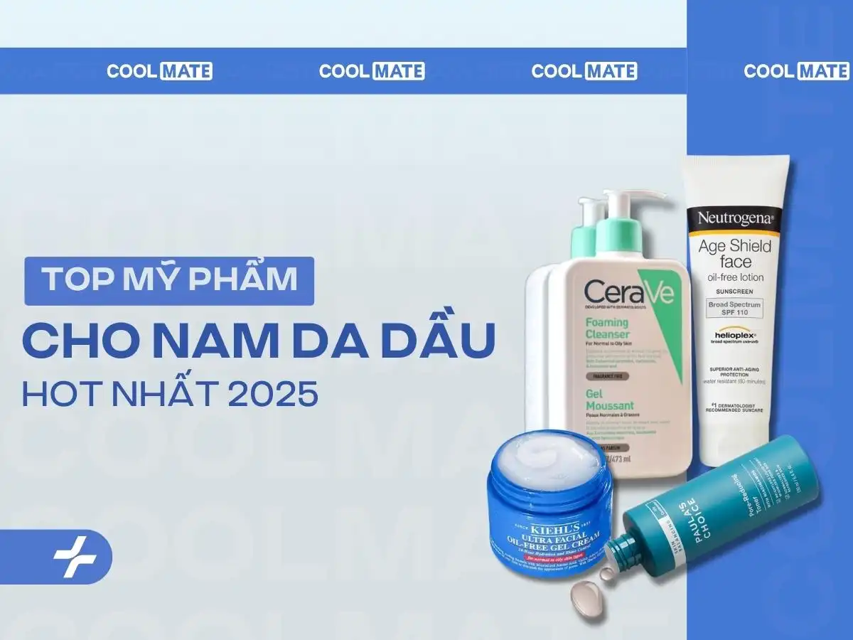 Mỹ Phẩm Cho Nam Da Dầu: Kiểm Soát Bã Nhờn, Sạch Mụn Hiệu Quả