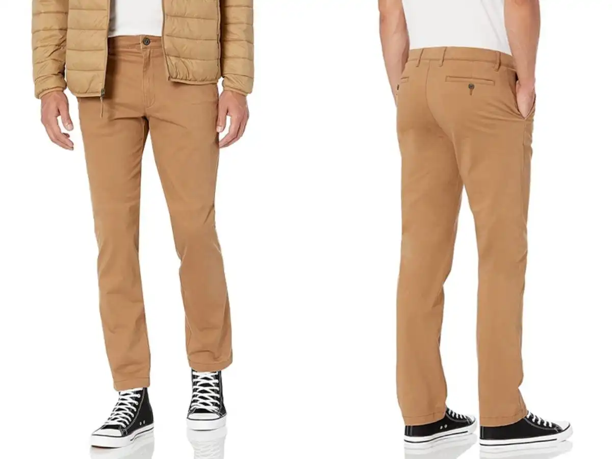 Quần kaki cạp cao dành cho các chàng trai cổng sở
