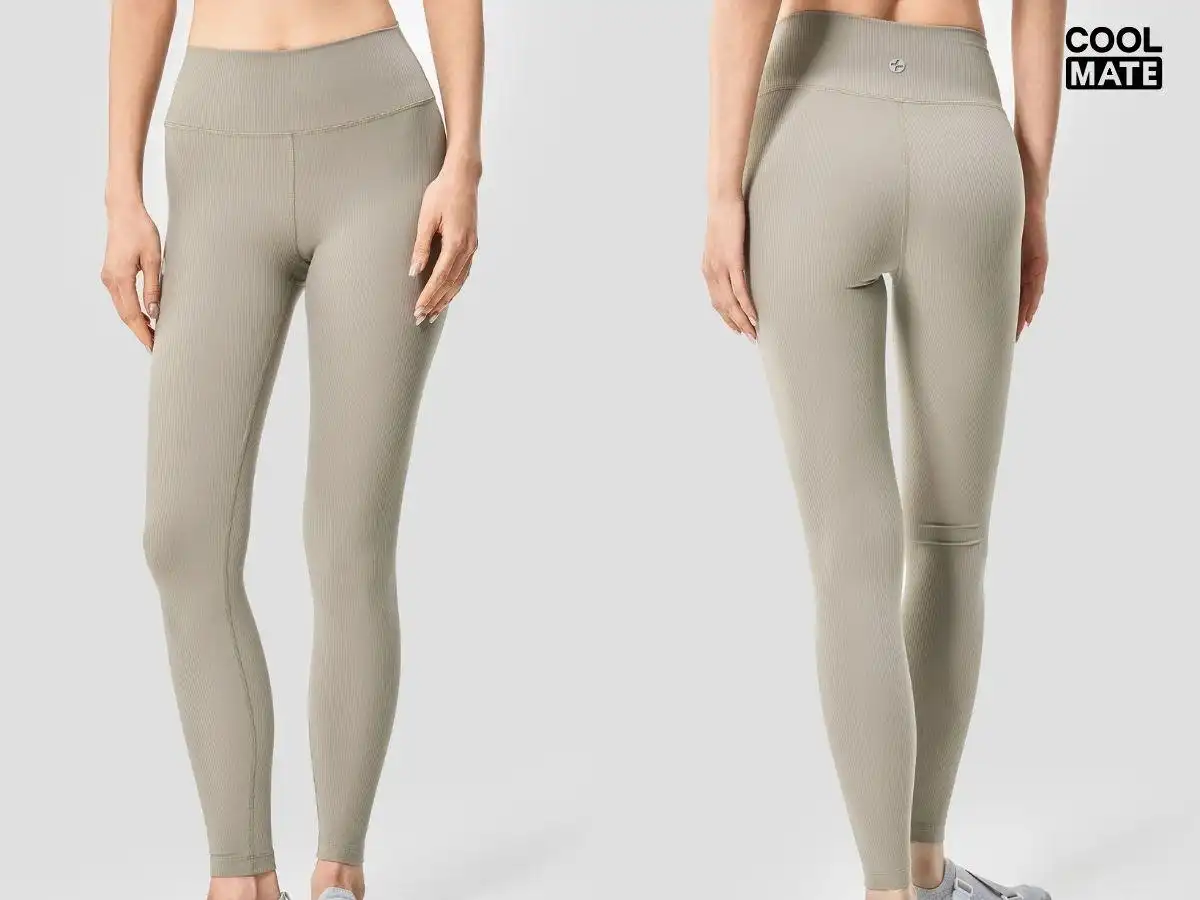 Quần legging yoga nữ cạp cao Khánh Beauty với chất liệu co giãn 4 chiều Quần legging yoga nữ cạp cao Khánh Beauty với chất liệu co giãn 4 chiều