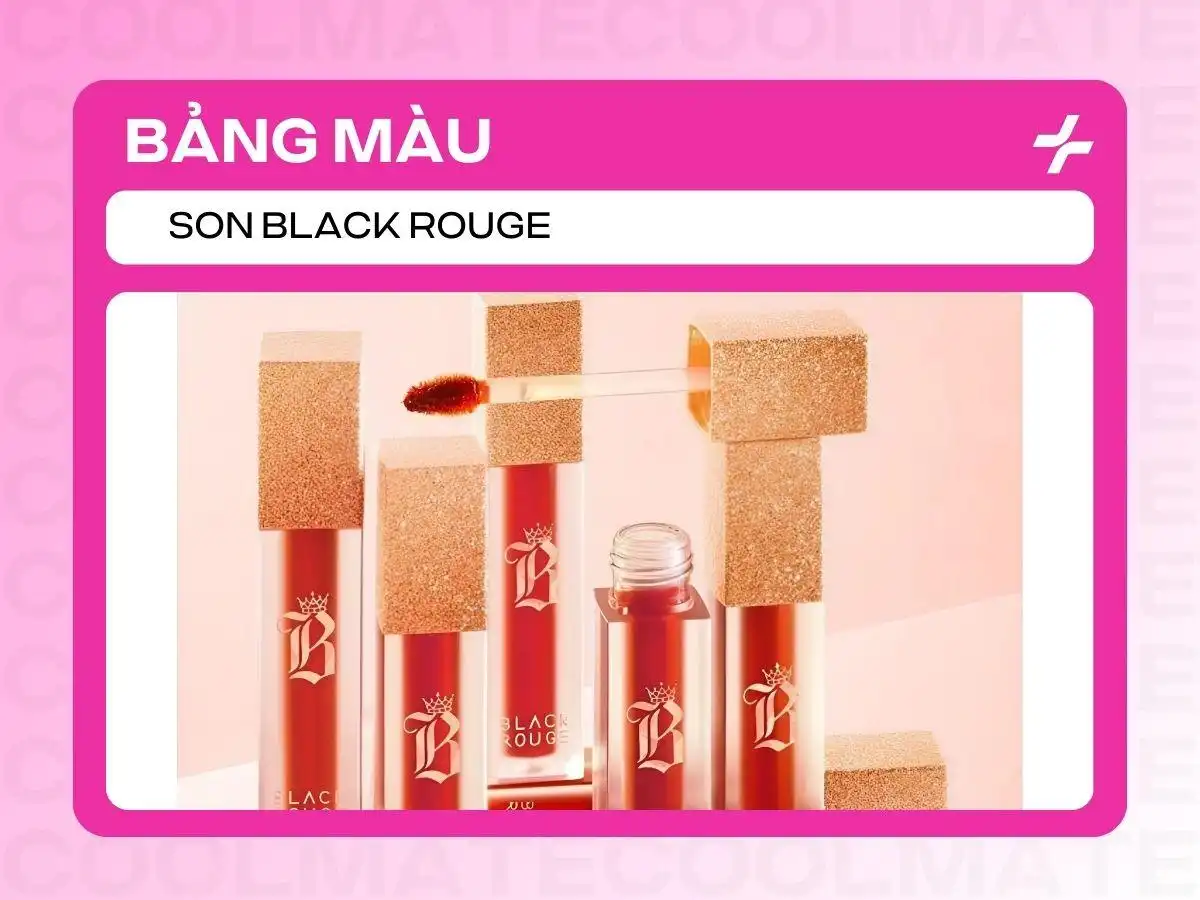 Review Bảng Màu Son Black Rouge Air Fit Velvet Tint Full Ver, Swatch - Son Màu Tốt