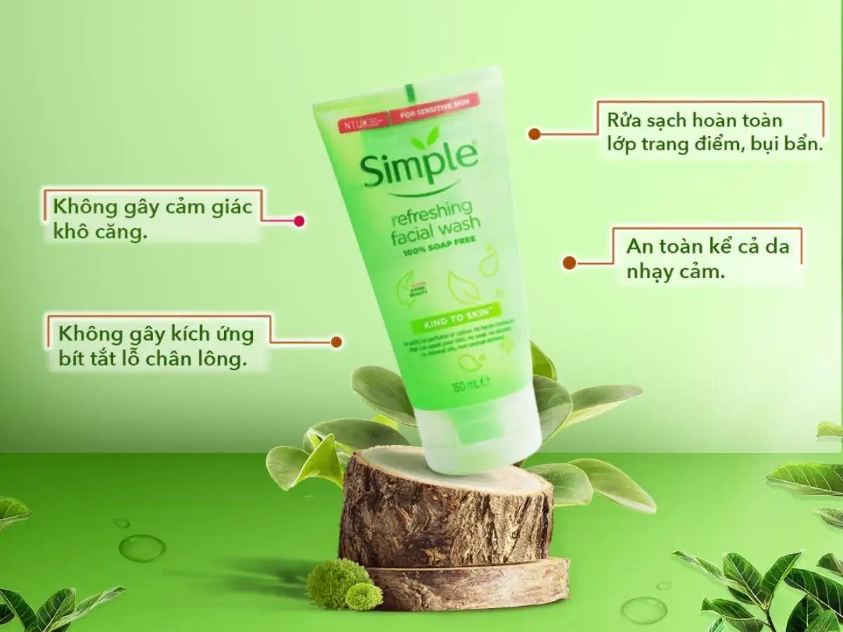 Simple Kind to Skin Refreshing Facial Wash