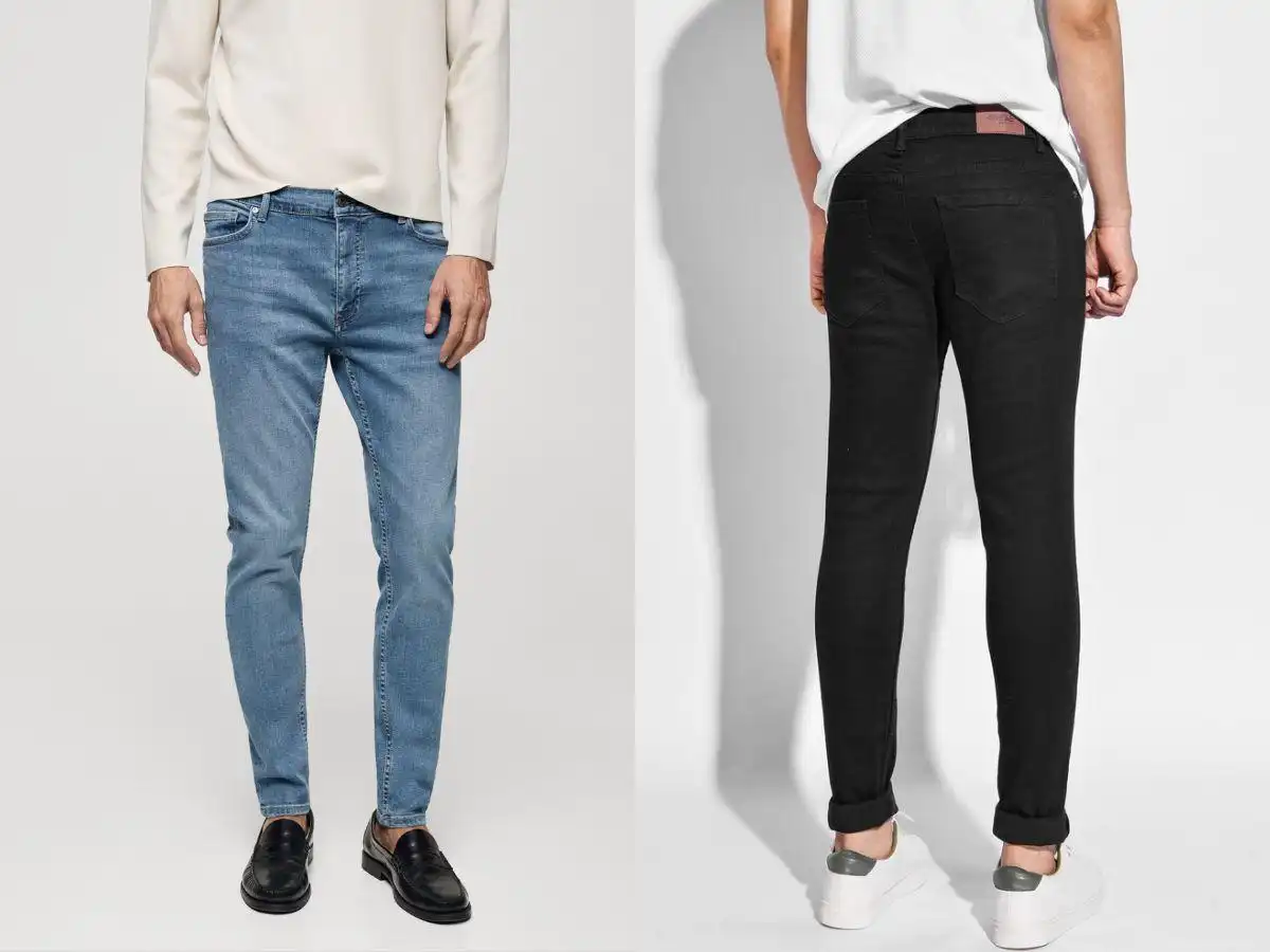 Skinny jeans làm nổi bật đôi chân thon dài