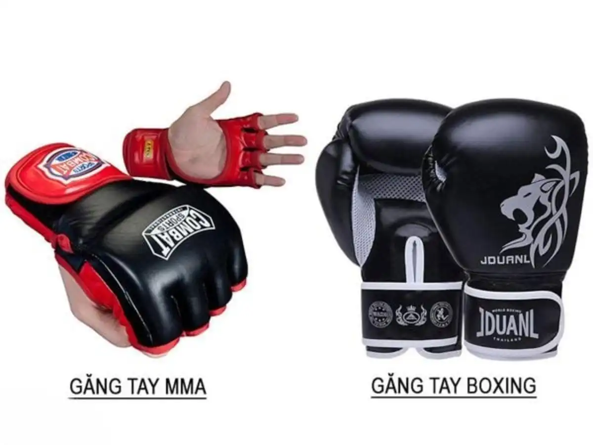 So sánh sự khác nhau giữa găng tay MMA và găng tay Boxing So sánh sự khác nhau giữa găng tay MMA và găng tay Boxing