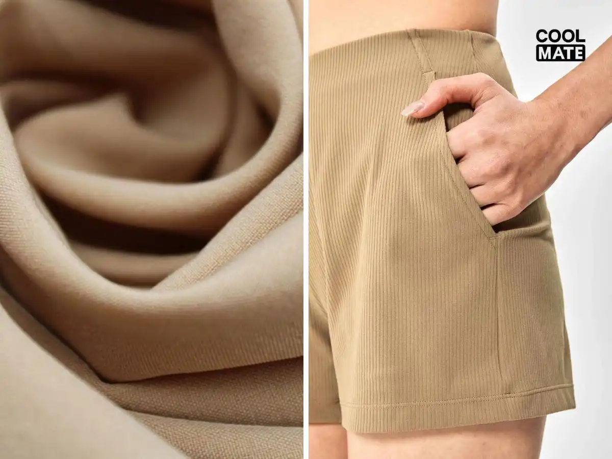 Spandex mang lại khả năng co giãn 4 chiều tuyệt vời cho quần short Spandex mang lại khả năng co giãn 4 chiều tuyệt vời cho quần short