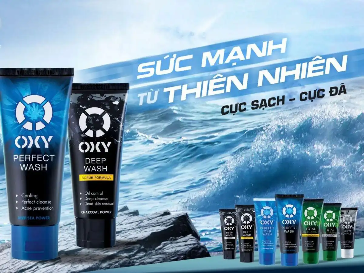 Sữa rửa mặt Oxy