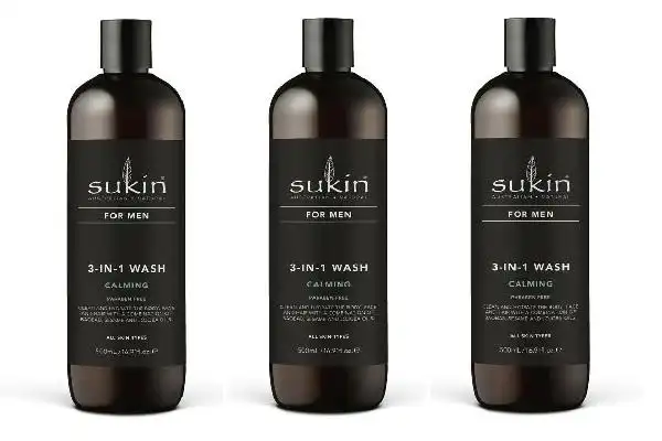 Sukin FOR MEN CALMING BODY WASH 500ml Sukin FOR MEN CALMING BODY WASH 500ml