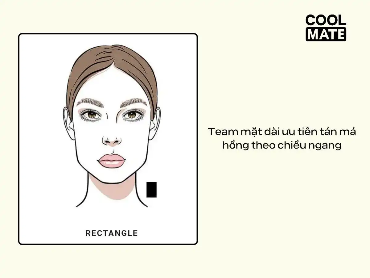 Team mặt dài ưu tiên tán má hồng theo chiều ngang Team mặt dài ưu tiên tán má hồng theo chiều ngang