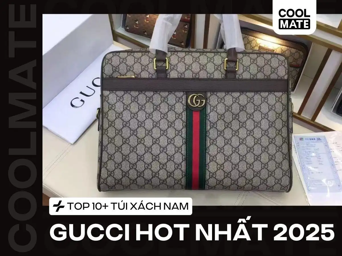 Túi Xách Nam Gucci: 10+ Mẫu Hàng Hiệu Nổi Bật & Mẹo Chọn Chuẩn