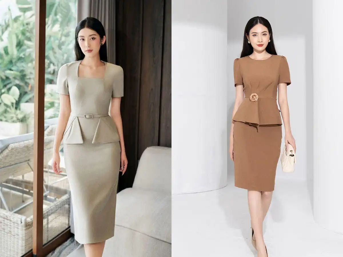 Váy Peplum – tôn vinh vóc dáng và nét điệu đà, thanh lịch