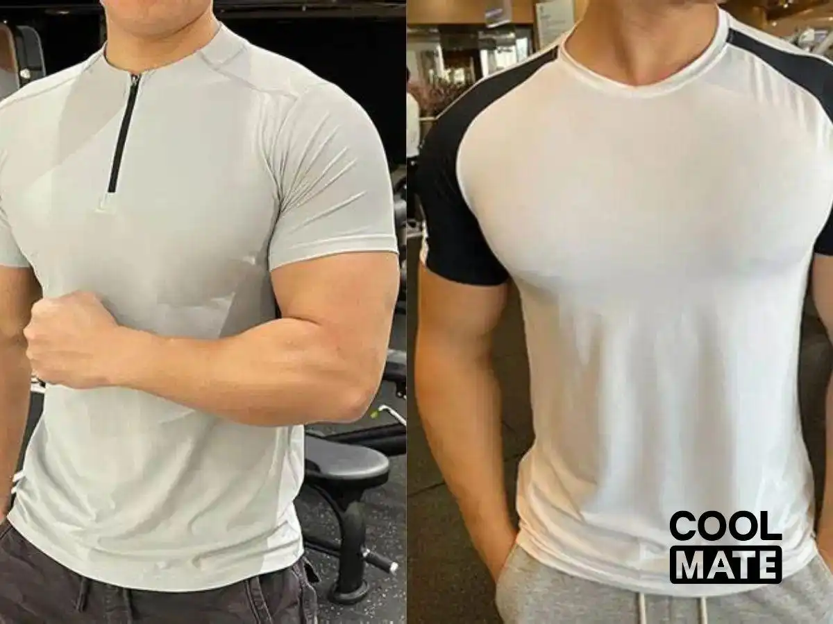 Với dáng người có cơ bắp, chọn áo thun ôm vừa phải để tôn lên cơ thể Với dáng người có cơ bắp, chọn áo thun ôm vừa phải để tôn lên cơ thể