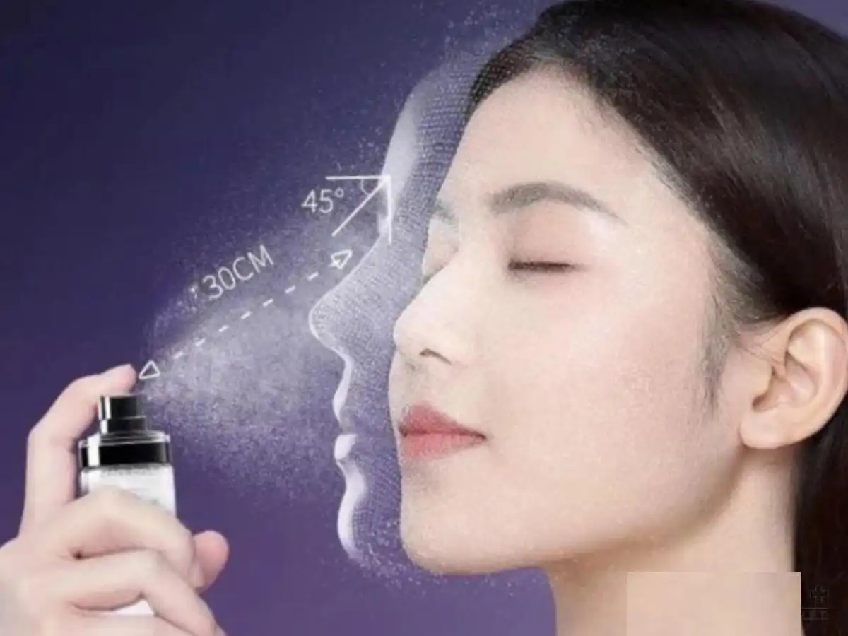 Xịt khóa nền/Dùng phấn phủ Giữ lớp makeup bền màu suốt ngày dài